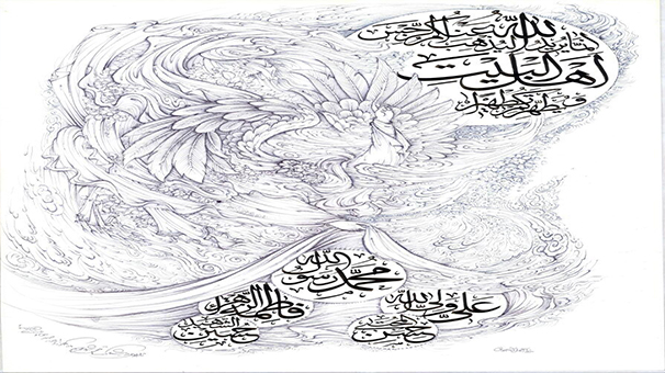 رونمایی از اثر نگارگری  هنرمند اصفهانی