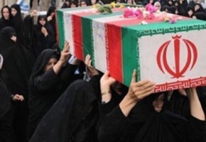 تشییع پیکر مادر شهیدان ربیعی