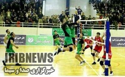 برد تیم والیبال راه یاب ملل مریوان درمقابل سپاهان اصفهان
