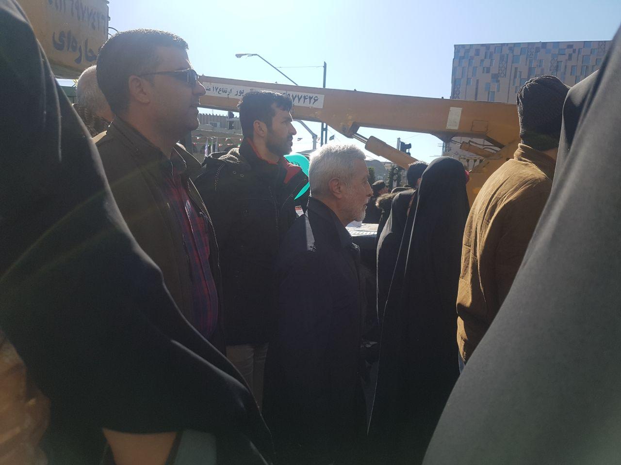 حضور چهره‌ها در راهپیمایی ۲۲ بهمن