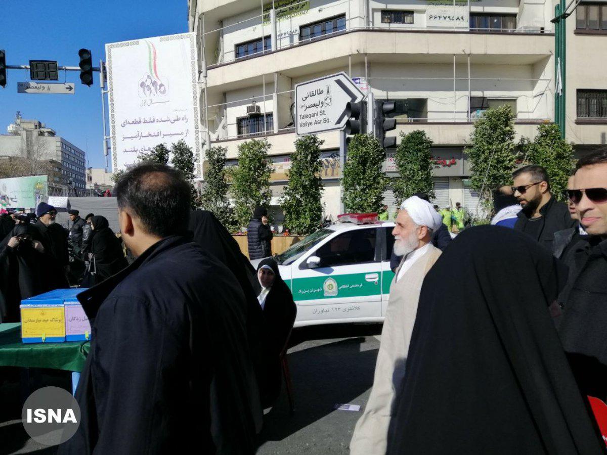 حضور چهره‌ها در راهپیمایی ۲۲ بهمن