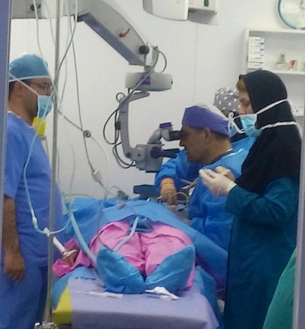 ارائه خدمات چشم پزشکی به روستائیان شهرستان خاتم