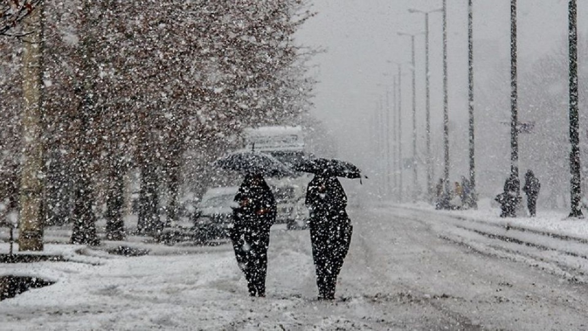 بارش باران و برف در استان اردبیل