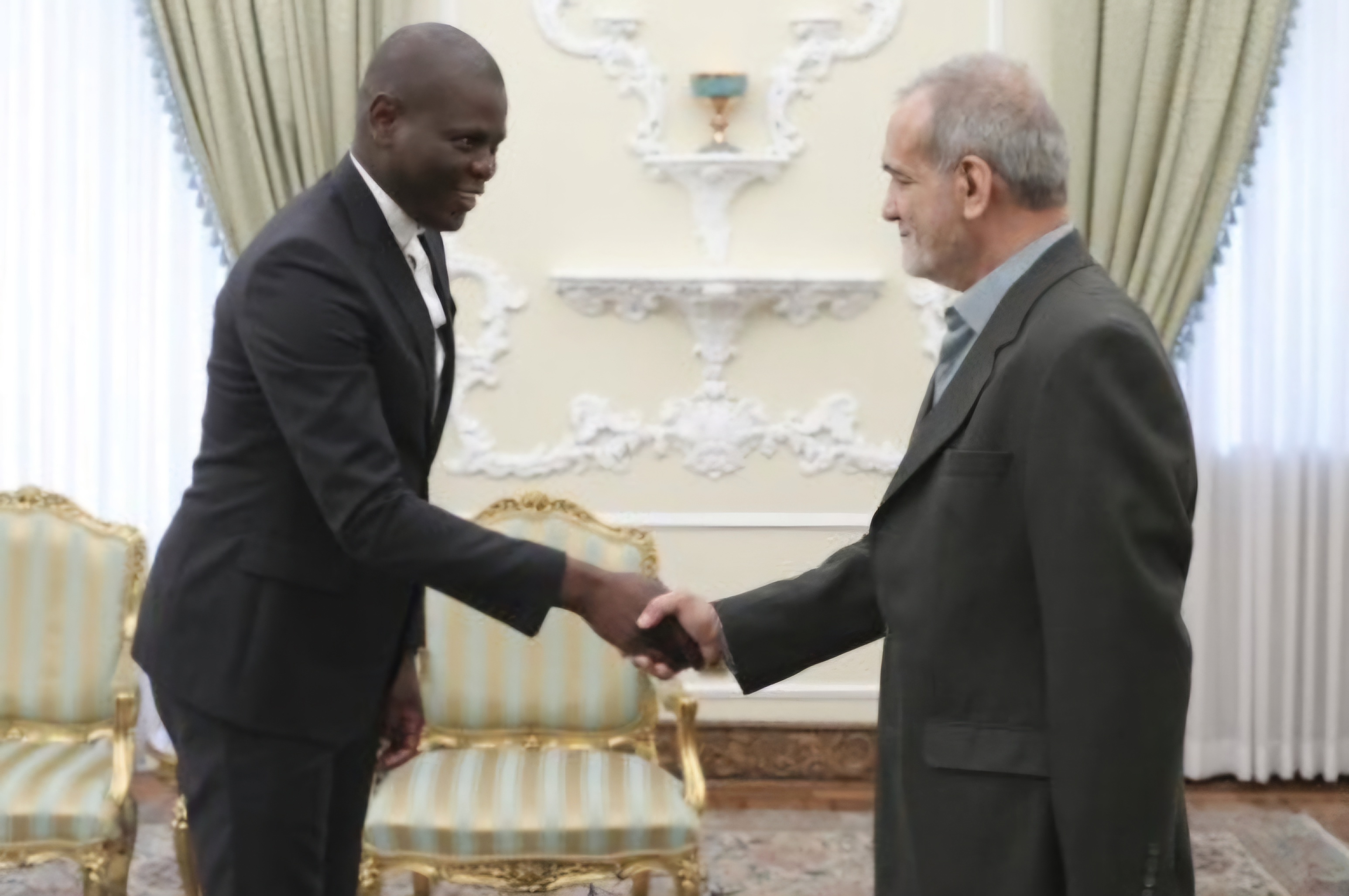 دیدار وزیر همکاریهای بینالمللی آفریقای جنوبی با رئیس جمهور ** دیدار وزیر همکاریهای بینالمللی آفریقای جنوبی با رئیس جمهور **