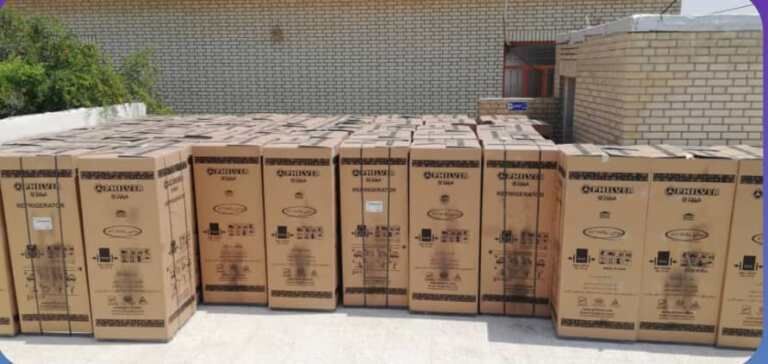 اهدای ۱۰۰ دستگاه یخچال به مددجویان رازوجرگلان اهدای ۱۰۰ دستگاه یخچال به مددجویان رازوجرگلان