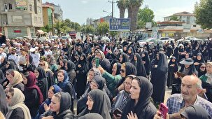 تشییع پیکر شهید محمد امین سلطانی سرباز رضوانشهری