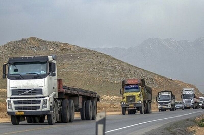 جابجایی ۸۹۲ هزار تن کالا با ناوگان باری خراسان شمالی