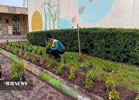 اجرای بیش از ۱۰ طرح فضای سبز و زیباسازی شهر اردبیل