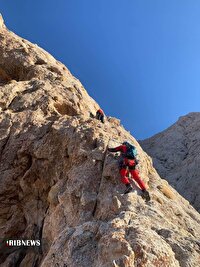 نجات مرد ۵۱ ساله در ارتفاعات کوه سالوک اسفراین 